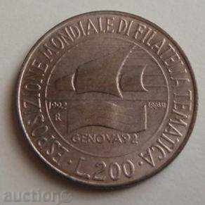 Ιταλία -200 λίρες το 1992