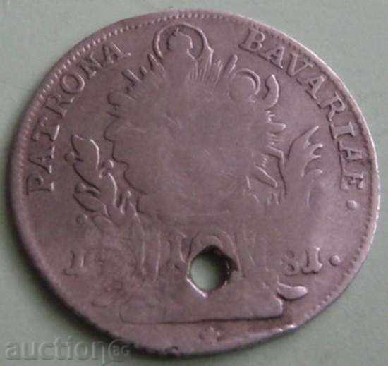 GERMANY 1781 silver - pierced