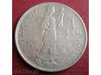 România - 1 leya- 1910 - argint