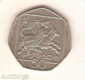 Cipru 50 cenți 1991