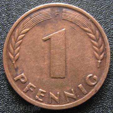 Γερμανία 1 Fenig 1950.