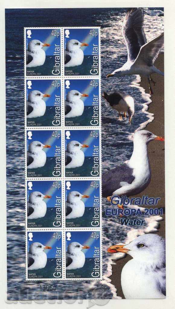 Pure Marks Europe SEPT 2001 from Gibraltar with price 70.00 BGN | € 35.79