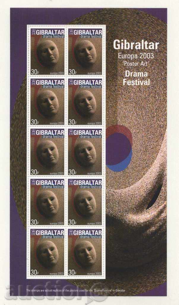 Pure brands Europa CEPT 2003 from Gibraltar - 5 Pure brands Europa CEPT 2003 from Gibraltar - 5