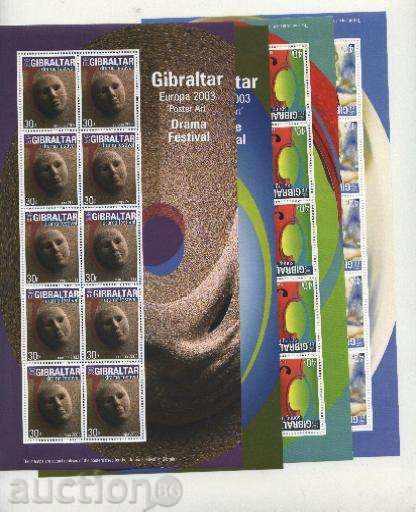 Чисти марки Europa CEPT 2003 от Гибралтар