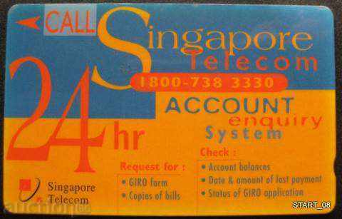 Calling Card -SINGAPUR