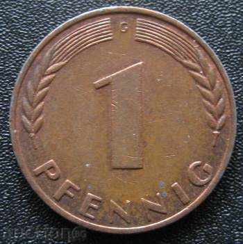 GERMANIA 1 Fenig 1969. / G /