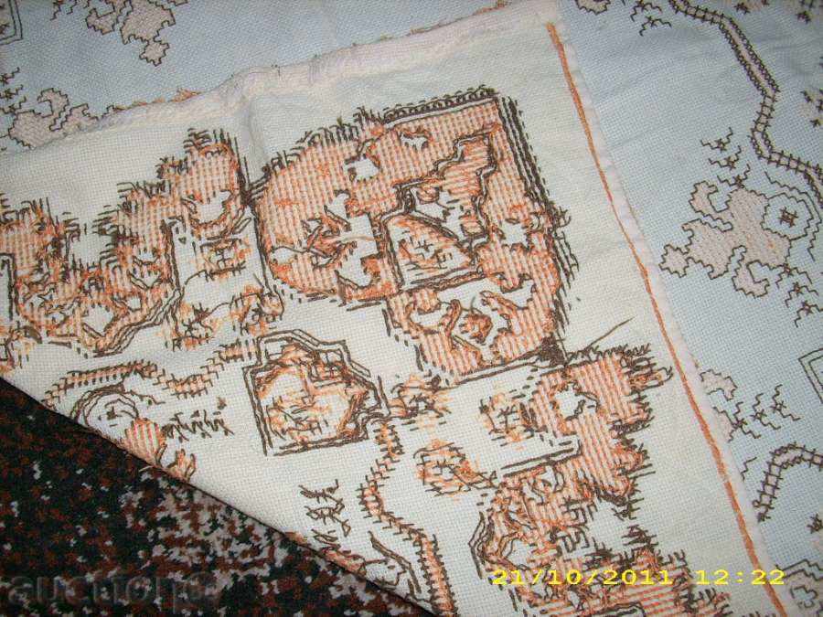 Delivery of old hand embroidered tablecloth 2 Delivery of old hand embroidered tablecloth 2