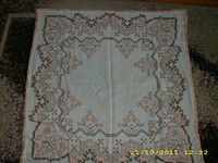 old hand embroidered tablecloth 2