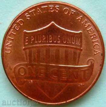 САЩ 1 цент 2010 D