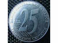 25 centavos 2000, Ecuador