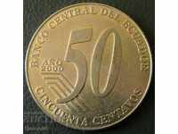 50 центаво 2000, Еквадор