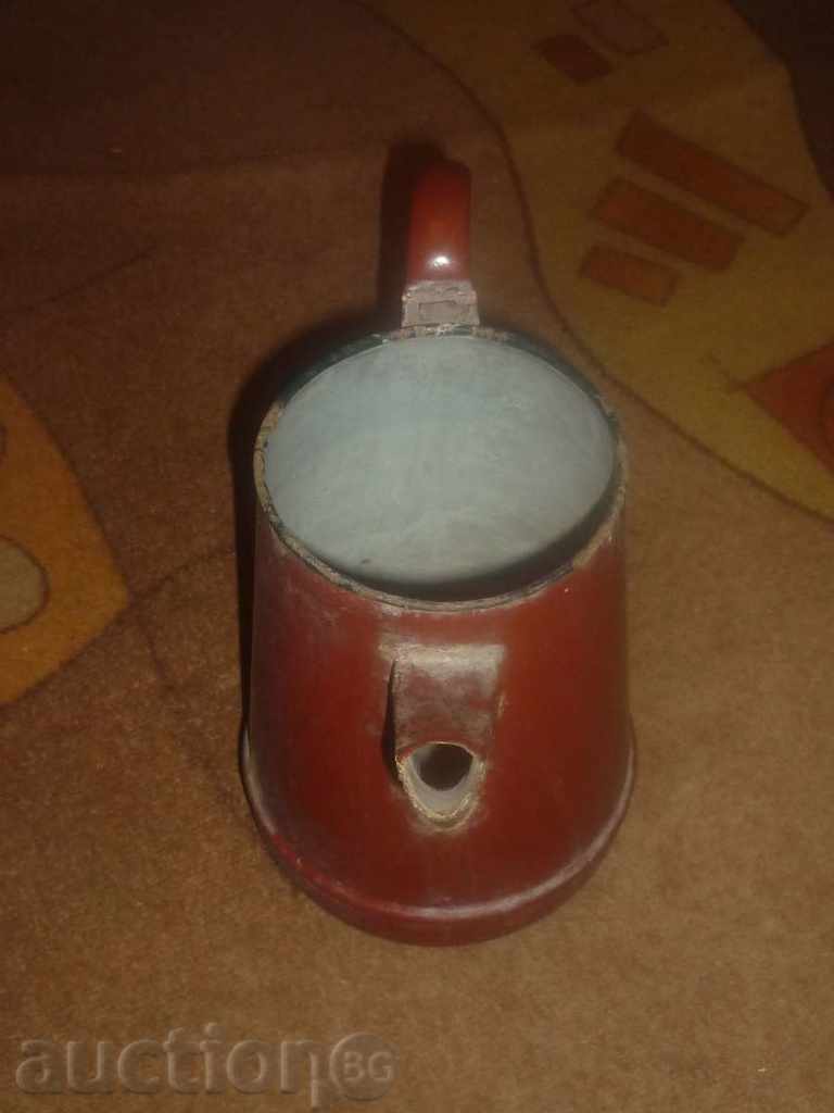 Auction  Ancient metal kettle / coffee maker