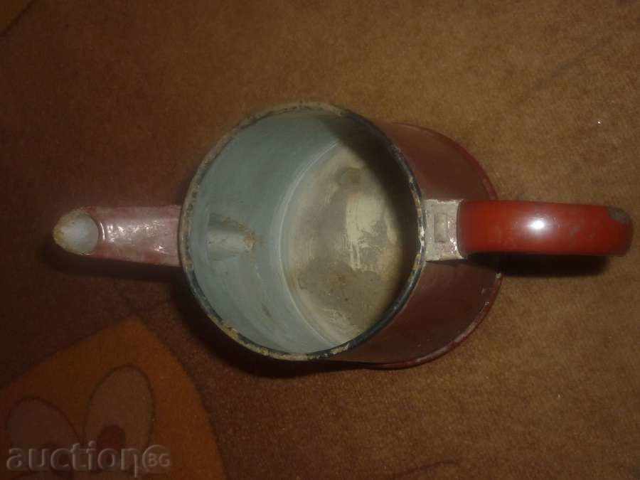 Ancient metal kettle / coffee maker - 5