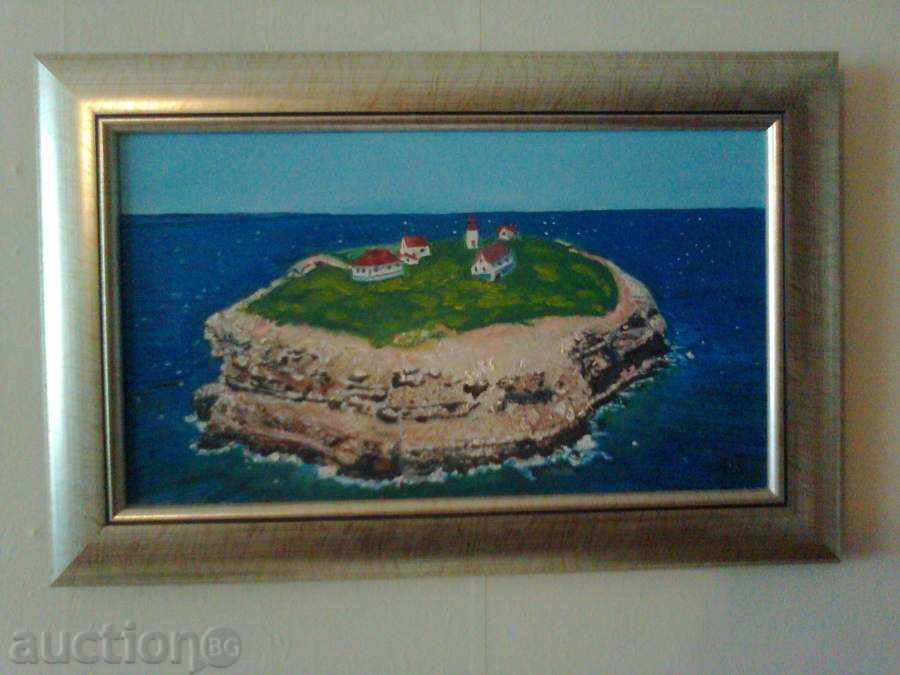 Picture - Island - OIL IN PAINTING