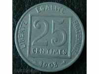 25 центима 1903, Франция