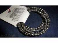 Brățară margele gri - spirală nouă DjKv