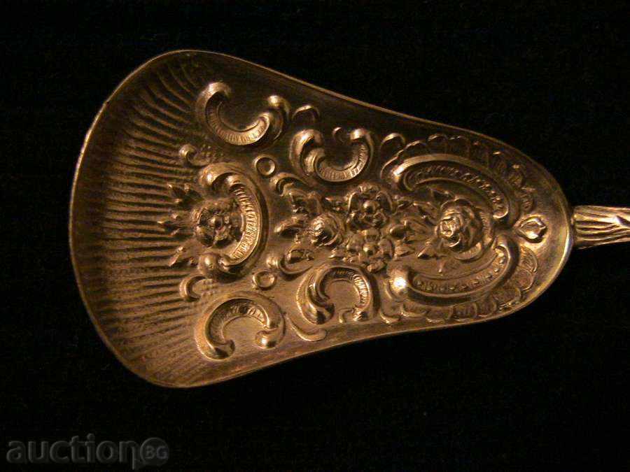 Παράδοση Ασημένιο κουτάλι - Μπουκέτα με τριαντάφυλλα, ασήμι 800 Παράδοση Ασημένιο κουτάλι - Μπουκέτα με τριαντάφυλλα, ασήμι 800