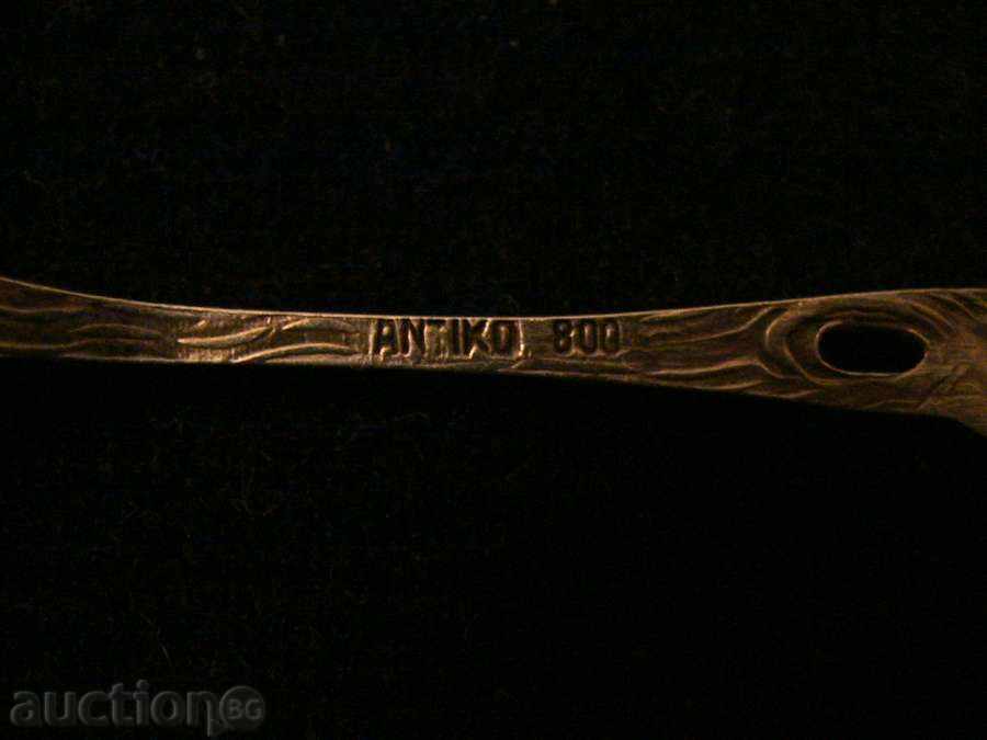 Ασημένιο κουτάλι - Μπουκέτα με τριαντάφυλλα, ασήμι 800 - 6 Ασημένιο κουτάλι - Μπουκέτα με τριαντάφυλλα, ασήμι 800 - 6