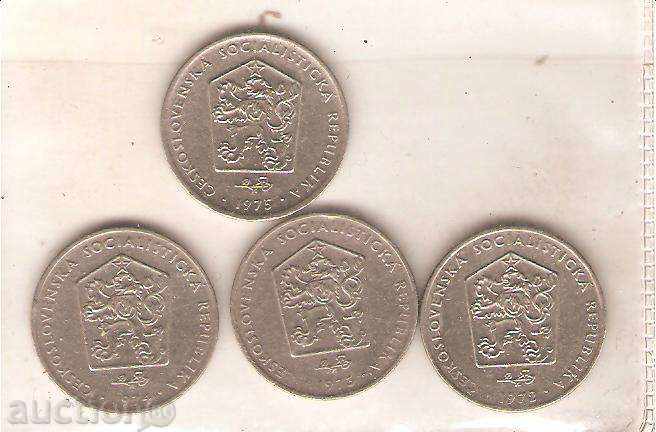 Czechoslovakia Lot 2 Crowns 1972-1975 with price 0.90 BGN | € 0.46 Czechoslovakia Lot 2 Crowns 1972-1975 with price 0.90 BGN | € 0.46