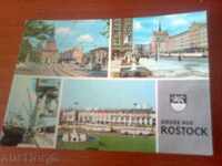 Postcard Rostock Gruss aus ROSTOCK