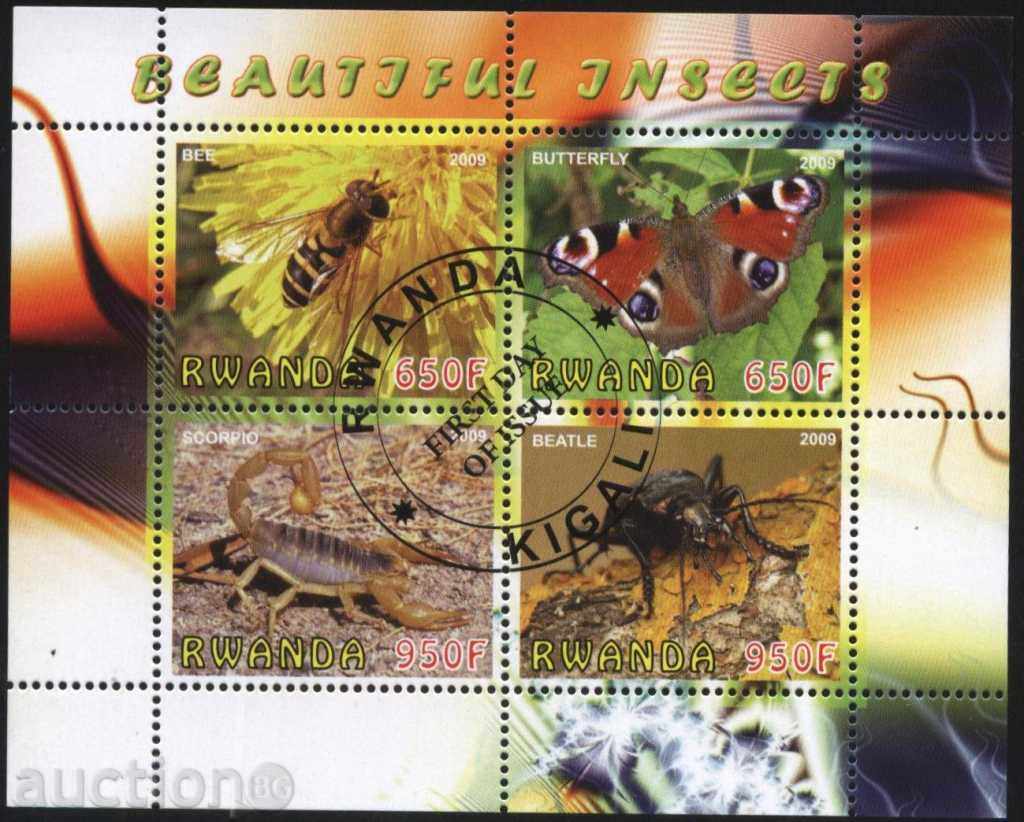 Kleymovan μπλοκ Έντομα Μέλισσα Πεταλούδα Skorion 2009 Ρουάντα με τιμή 3.80 BGN | € 1.94 Kleymovan μπλοκ Έντομα Μέλισσα Πεταλούδα Skorion 2009 Ρουάντα με τιμή 3.80 BGN | € 1.94