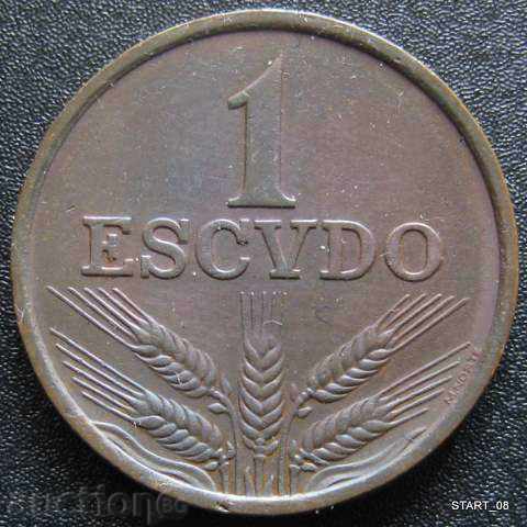 PORTUGAL - 1 escudo 1975