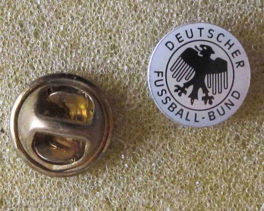 Germană futb insigna de fotbal. federație