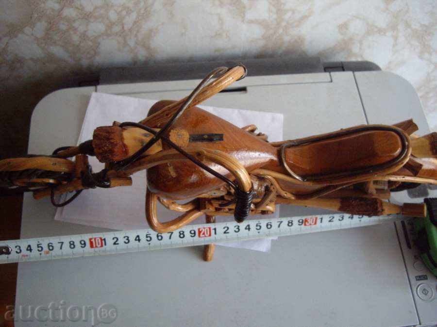 An interesting wooden bike. with price 85.00 BGN | € 43.46 An interesting wooden bike. with price 85.00 BGN | € 43.46