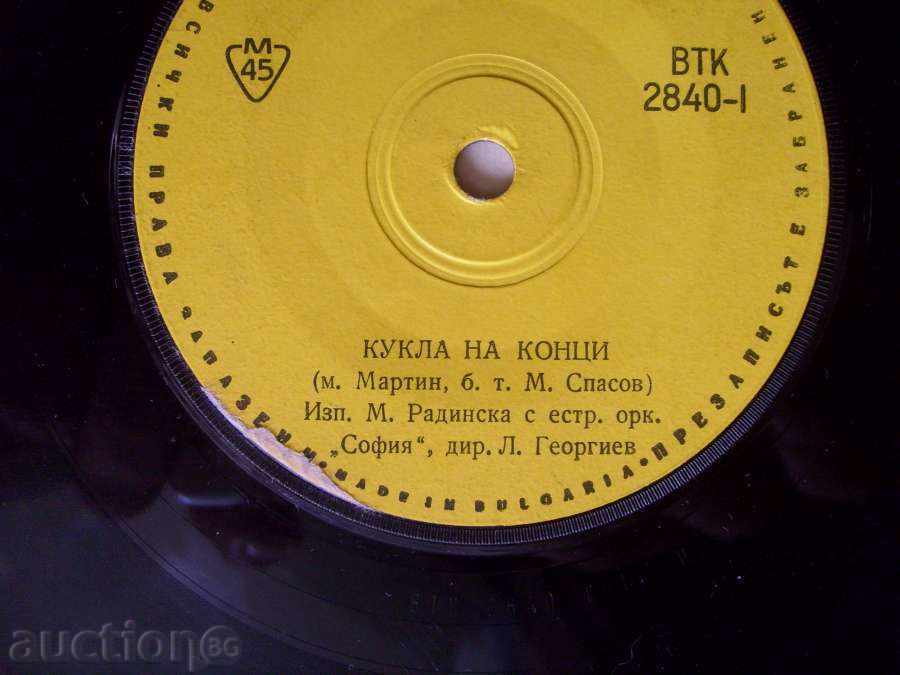 Auction small plate - Margarita Radinska / Snit puppet - № 2840 Auction small plate - Margarita Radinska / Snit puppet - № 2840