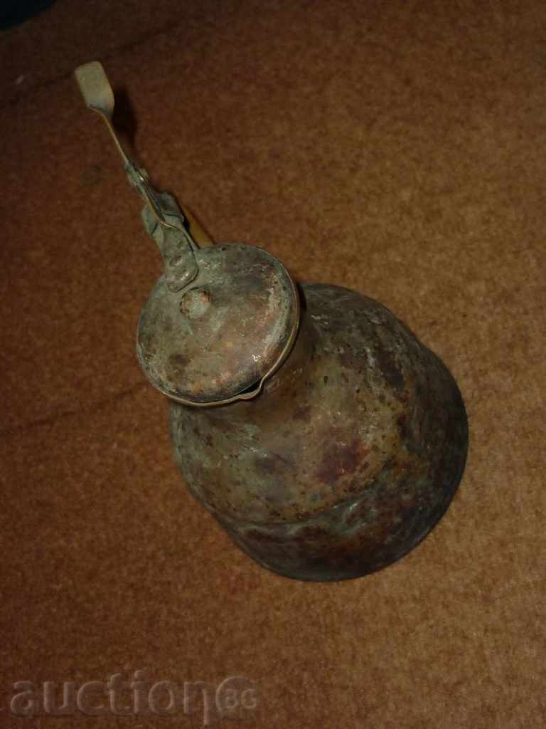 Copper hand-made vessel