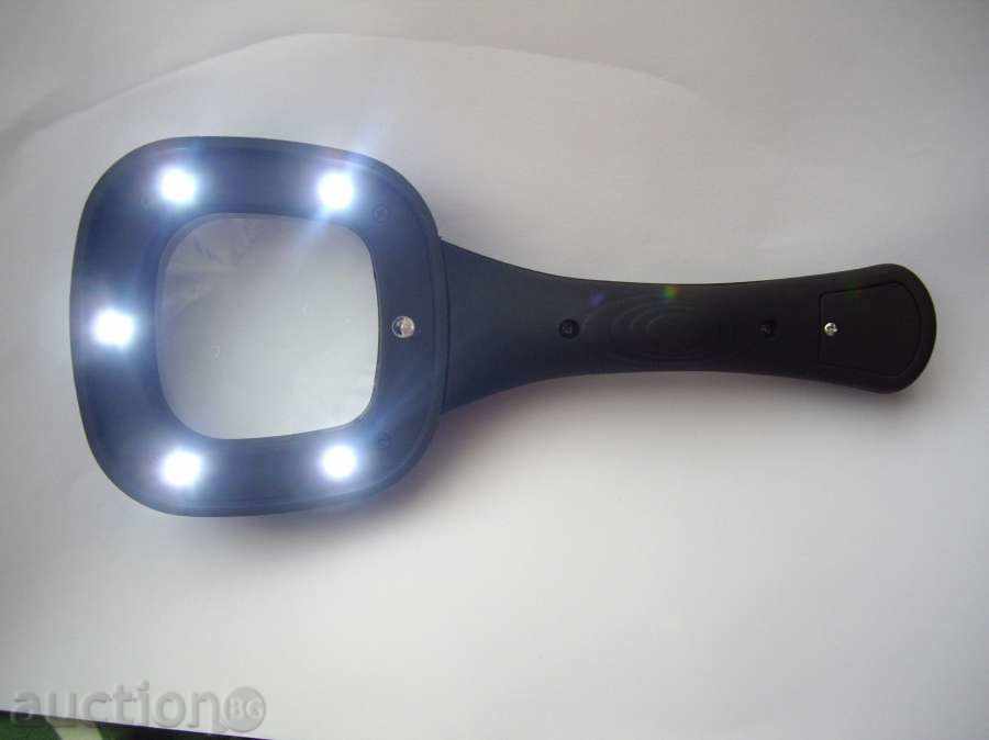 Extremely comfortable magnifying glass with illumination. - 5