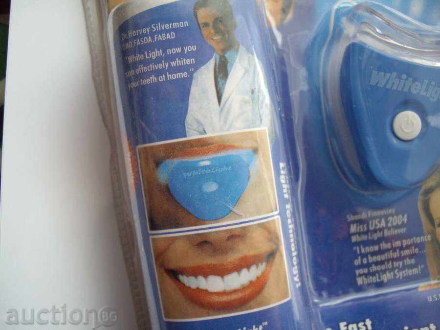 Delivery of A device that whitens your teeth.