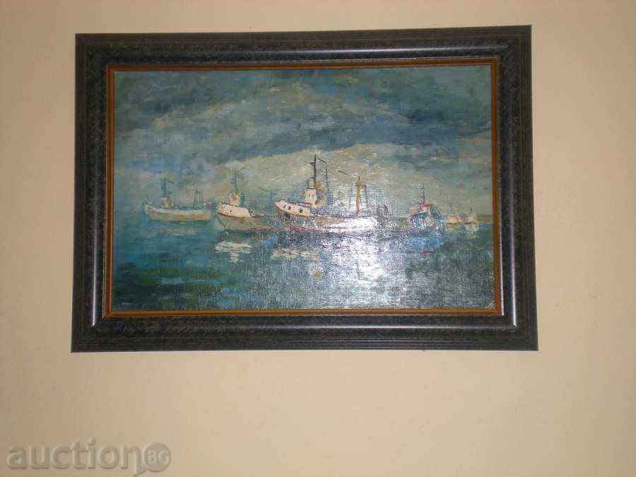 Auction Sell picture \ "Fishing ships \" Auction Sell picture \ "Fishing ships \"