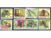 Чисти марки Насекоми Пчели Бръмбари 1985 от Сингапур