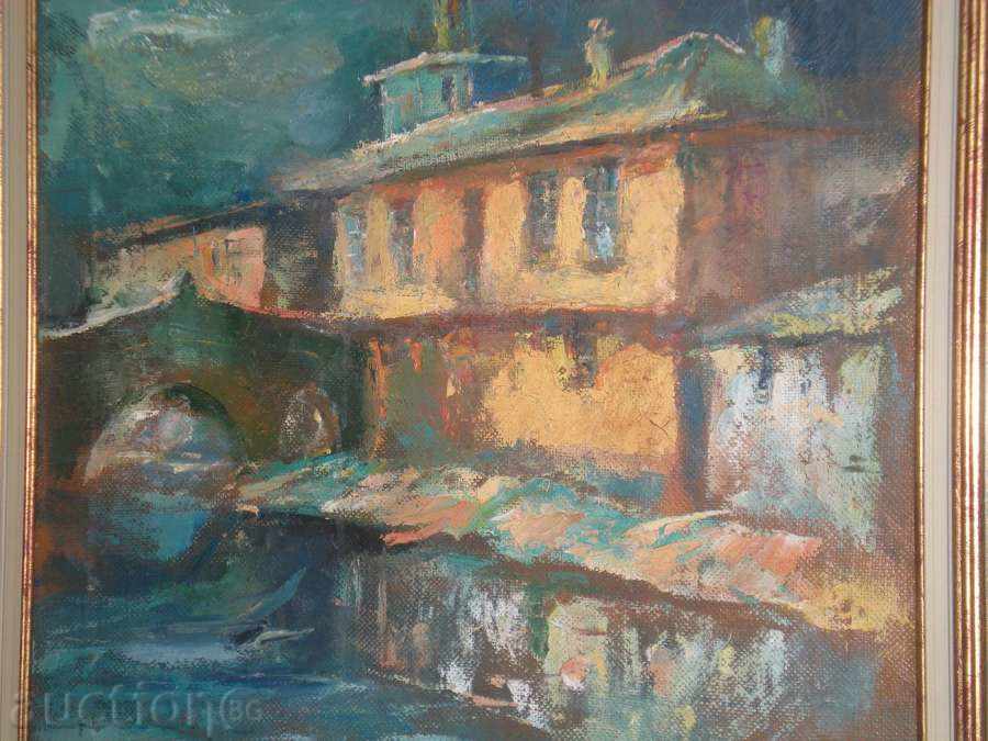 Auction Sell a picture \ "Tryavna bridge \". Auction Sell a picture \ "Tryavna bridge \".