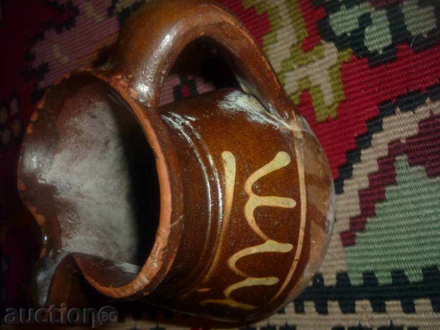 Ancient ceramic jug - rare - 5