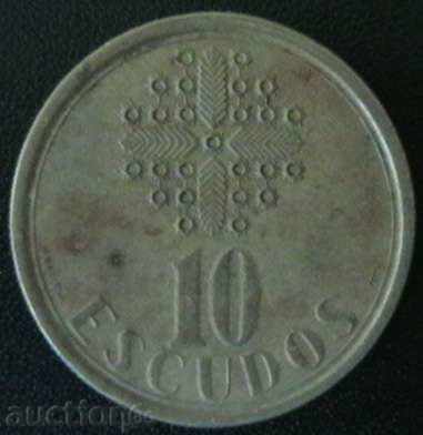 10 escudos 1988 Portugalia