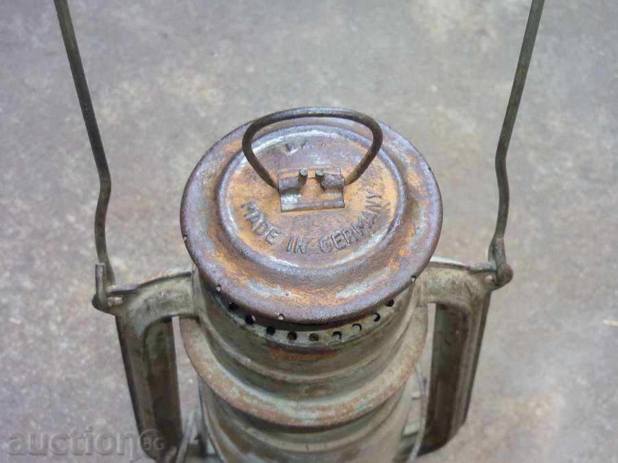 Auction Ancient German lantern Auction Ancient German lantern