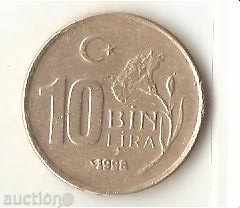 Τουρκία 10 hil.liri 1998