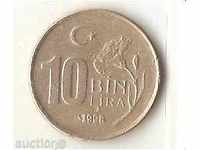 Турция  10  хил.лири  1998 г.