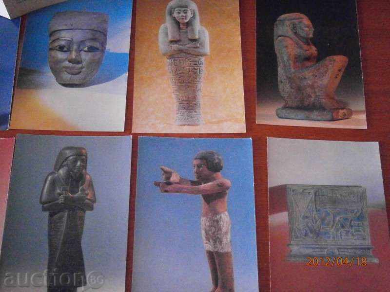 Lot cards EGYPT - Ancient Egypt - 16 pcs + directions - 5 Lot cards EGYPT - Ancient Egypt - 16 pcs + directions - 5