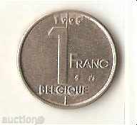 1 франк  Белгия 1995 г.  френска  легенда