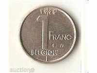 Belgia 1 franc 1995 legenda franceză