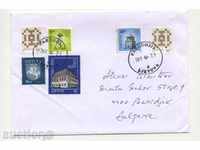 Пътувал  плик  с марки от Литва