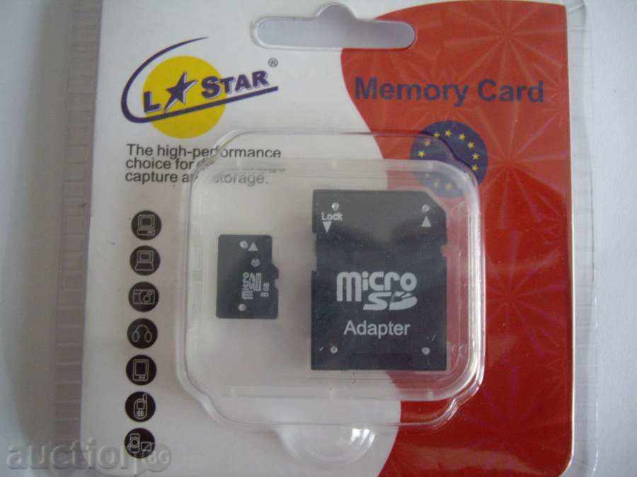 8 GB card de memorie.