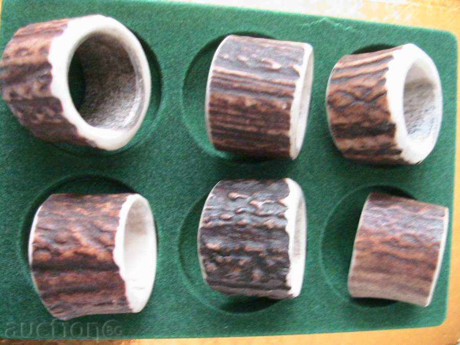 6 pcs. RINGS FOR SALPHETS FROM THE ROSE OF THE BLIND EYE - 6