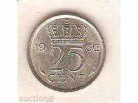 Netherlands 25 cents 1966