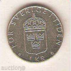 Швеция  1  крона  1999 г.