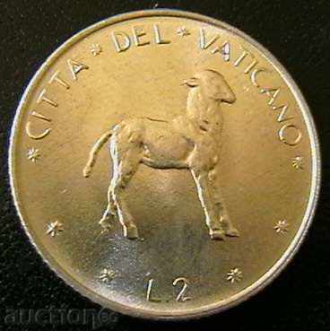 2 liras 1973, Vatican