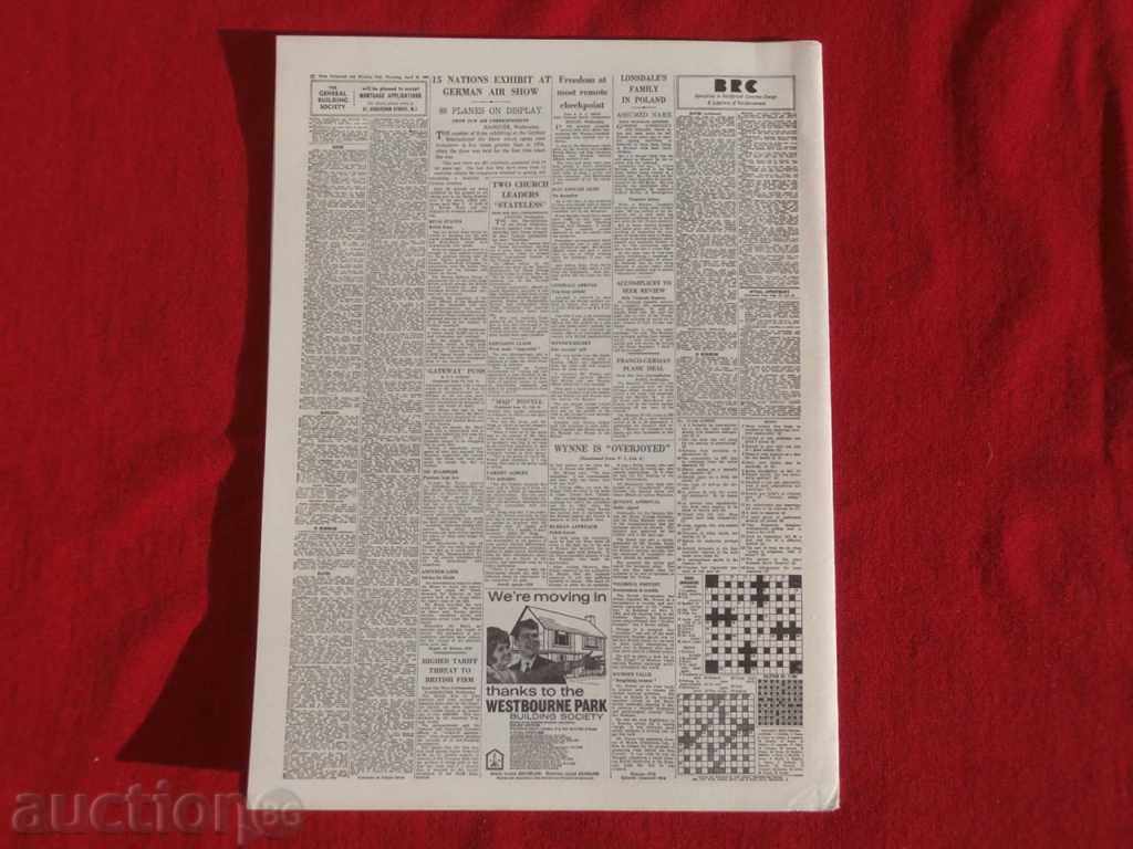 Auction Daily Telegraph-Mini Newspaper-23 April 1964 Auction Daily Telegraph-Mini Newspaper-23 April 1964